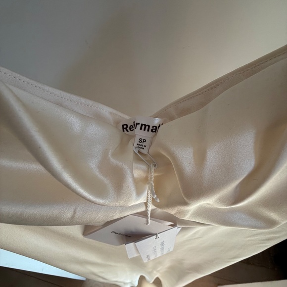 NWT Reformation Petite Joana Silk Dress -Small - Picture 13 of 13